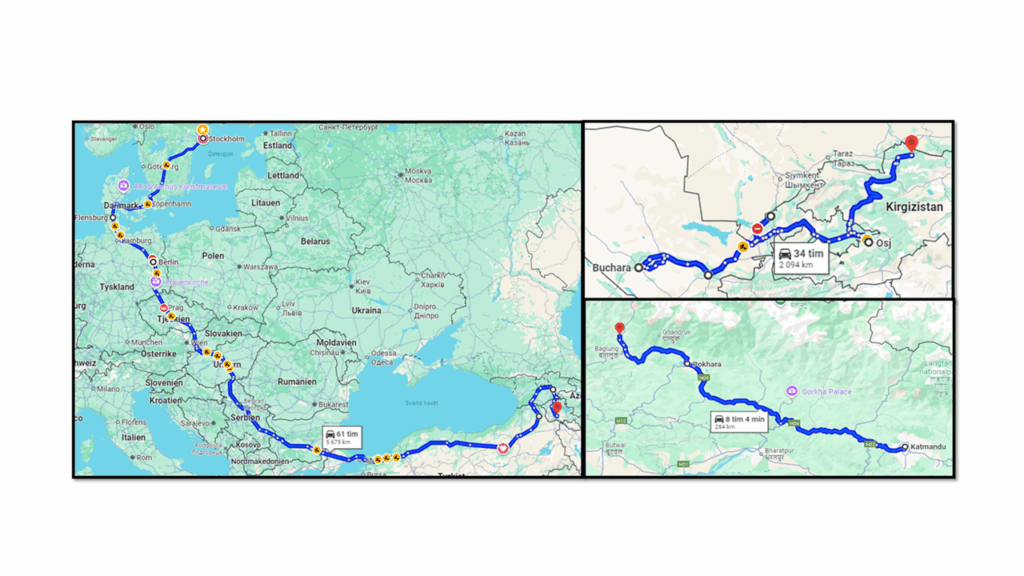 )00 mil på räls och på väg